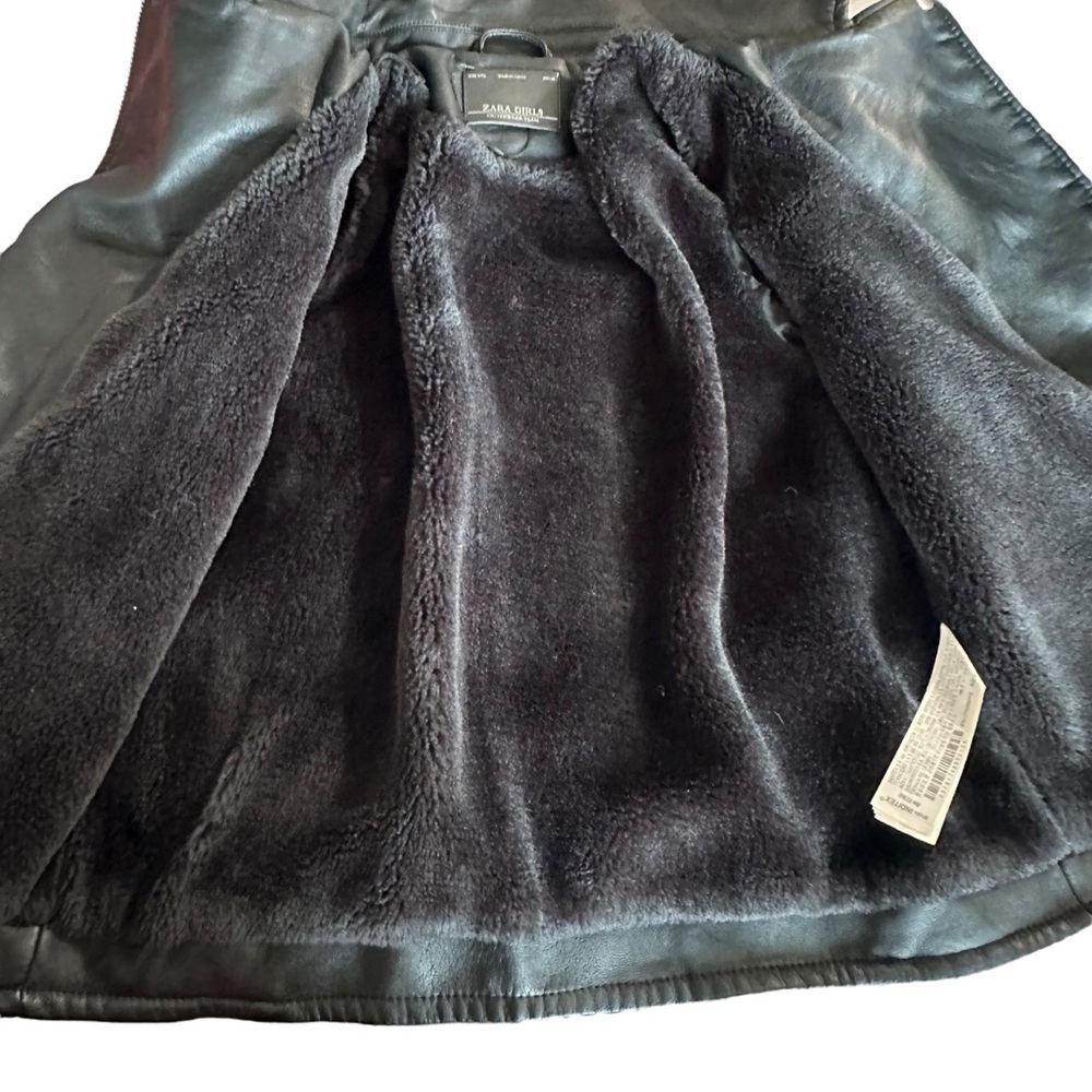 Zara Girls Black Jacket - Picture 3 of 6